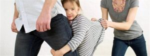 Does your daughter behave differently with you than with her mom?