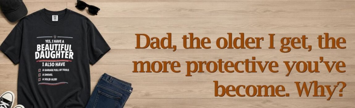 Dad, the older I get, the more protective you’ve become. Why? Simply for Dads, Raising daughters