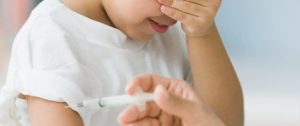 That needle will hurt and that medicine does taste badly!